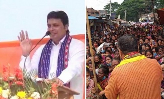 Why Chief Minister cum Health Minister Biplab Deb is silent over Law Minister's Law-Breakings amid Corona Pandemic ? 